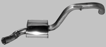 Performance middle silencer left (JAXK8-2L); Jaguar XK8 / XKR - Kopie